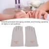 Pilipane Stretchy Fingerless Manicure Gloves with uv conservation for Comfortable Nail Drying(grey) view 3