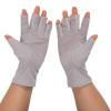 Pilipane Stretchy Fingerless Manicure Gloves with uv conservation for Comfortable Nail Drying(grey) view 4