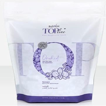 ItalWax Top Line Orchid - Hard Stripless Wax Beads 1.65 lbs. Bag