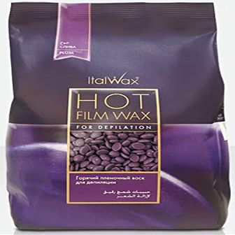 ItalWax Plum - Hard Stripless Wax Beads 2.2 lbs~ 1 kg. Bag