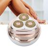 Pilipane Rechargeable Women Electric Hair Removal Shaver, Hair Removal Trimmer, Cordless Hair Removal Device with 3 Detachable Blades Flat and Portable Hair Trimmer view 3