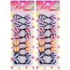 16 Pcs 20mm Hair Ties Hair Accessories for Girls Double Striped Hair Ties with Balls Bubble Twinbead Ponytail Holders (Assorted 2) view 1