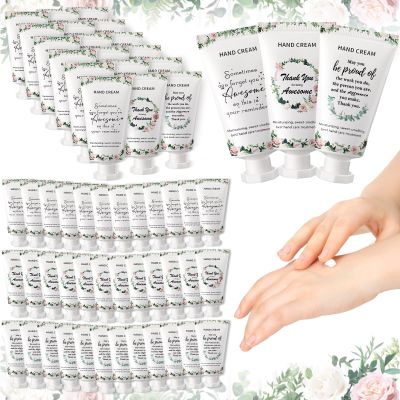 Dansib 90 Pcs Employee Appreciation Gifts Bulk Team Coworker Xmas Thank You Employees Hand Cream Inspirational Travel Size Hand Lotion for Teachers Staff