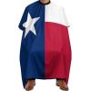 Texas State Flag Adult Barber Apron Print Hair Cutting Cape Hair Stylist Gown Hairdresser Styling Capes view 1