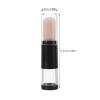 Beaupretty Refillable Powder Brush with Pressure Dispensing Bottle Portable Travel Makeup Foundation Highlighter Brush Soft Bristles for Loose and Pressed Powder view 2