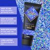 Body Glitter Gel, Face Glitter Gel,Hair Glitter, Holographi Sparkling Glitter Gel for Makeup, Chunky Glitter Concerts Music Festival Rave Mardi Gras Accessories, Cosmetic Glitter Makeup view 2