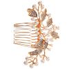 ABOOFAN Bridal Hair Side Comb Rhinestones Elegant Wedding Hair Accessory for Women for Engagements Proms and Evening Events Lightweight Easy to Clip view 1