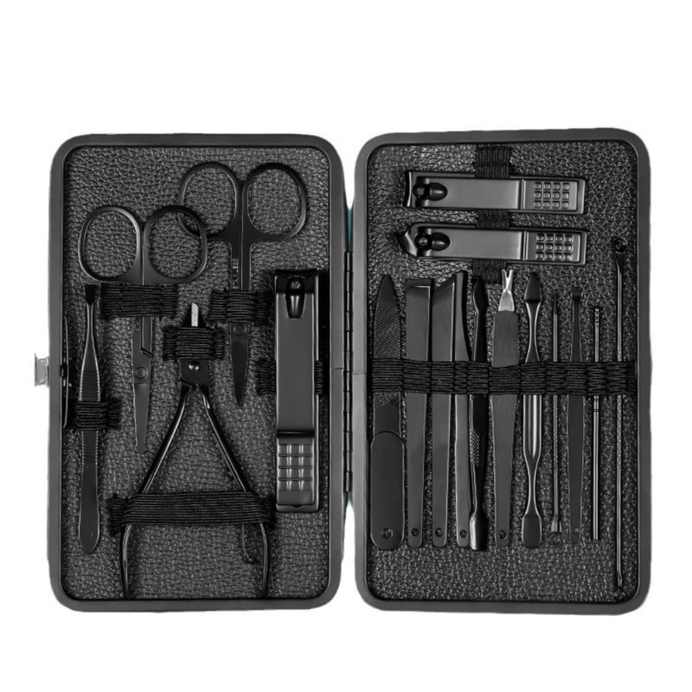 Black Stainless Steel Nail Clipper Set