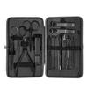 Black Stainless Steel Nail Clipper Set view 1