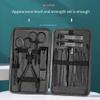 Black Stainless Steel Nail Clipper Set view 4