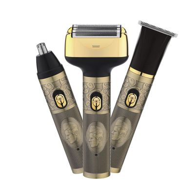 Layhou 3-in-1 Electric Reciprocating Shaver Nose Hair Trimmer Vintage Barber Clippers