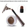 Boobeen Eyeliner Waterproof Gel Eyeliner Smudge-proof Eye Liner Gel Makeup High Pigment Eye Makeup Set Easy to Apply Long-lasting For All Day (Dark Brown) view 2