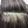 Mens Toupee Full Poly Hairpiece Hair Replacement System for Men Durable 0.12mm Thickness Skin PU Human Hair Wigs 8"X10"#565 Light-Med Brown-65% Gray-120% Density view 4