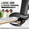 FERYES Angled Head Long Handled Toenail Clipper for Seniors - Large Wide Jaw Nail Clipper with Catcher for Thick Nails - Easier Trimming, Ergonomic Design (Black view 3