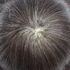 Mens Toupee Full Poly Hairpiece Hair Replacement System for Men Durable 0.12mm Thickness Skin PU Human Hair Wigs 8"X10"#1730 Dark Ash Blonde+30% Gray-120% Density view 3