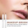 Beavorty 2pcs Lip Brush Applicators Portable Makeup Brush Protective Cap for Lipstick Lip Gloss Compact Design for Women for Even Application of Liquid Cosmetics view 4