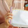 Beavorty 2pcs Lip Brush Applicator Portable Lip Gloss and Concealer Brush Cap for Even Application of Liquid Cosmetics Stylish Design for Women view 2