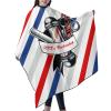 Custom Barber Cape Hairdresser Cape, Add Your Photo Text Logo Personalized Barbershop Salon Cape for Men, Customized Hair Cutting Cape for Home Salon Barbershop view 2