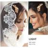 Beavorty Rhinestone Hair Comb for Weddings Side Comb Lightweight Decorative Hair Accessory for Anniversaries and Special Occasions view 2