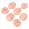 Vivid 3D Shape, Silicone Body Piercing Practice Model Set, Soft Silicone, Ideal for Novice Piercers, Jewelry Display, with Acrylic Rack (Light Skin Tone) view 4