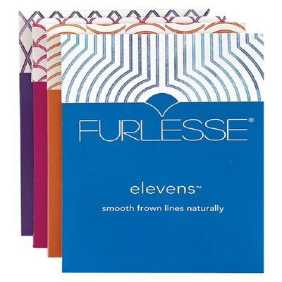 Furlesse Anti Wrinkle Patches, Overnight Face Tape, Elevens for Frown Lines, Crows for Eye Wrinkles, Lip-Sticks for Smile Lines, Rows for Forehead Creases, Clear Polymer, Set of 24 Patches