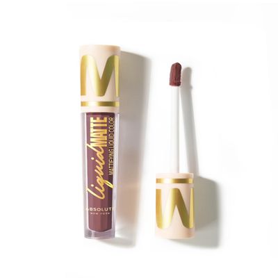 Absolute New York Matte Liquid Lipstick, Lightweight Full Coverage, Long Wear Transfer and Waterproof Lipstick (MLAM55 Rusted Violet, .085 fl oz)