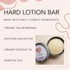 LB Love Organics Hard Lotion Bar | Geranium, Orange, Rose Scent | Organic Beeswax Lotion for Dry Hands and Feet | Handmade Valentine | Travel Friendly view 2