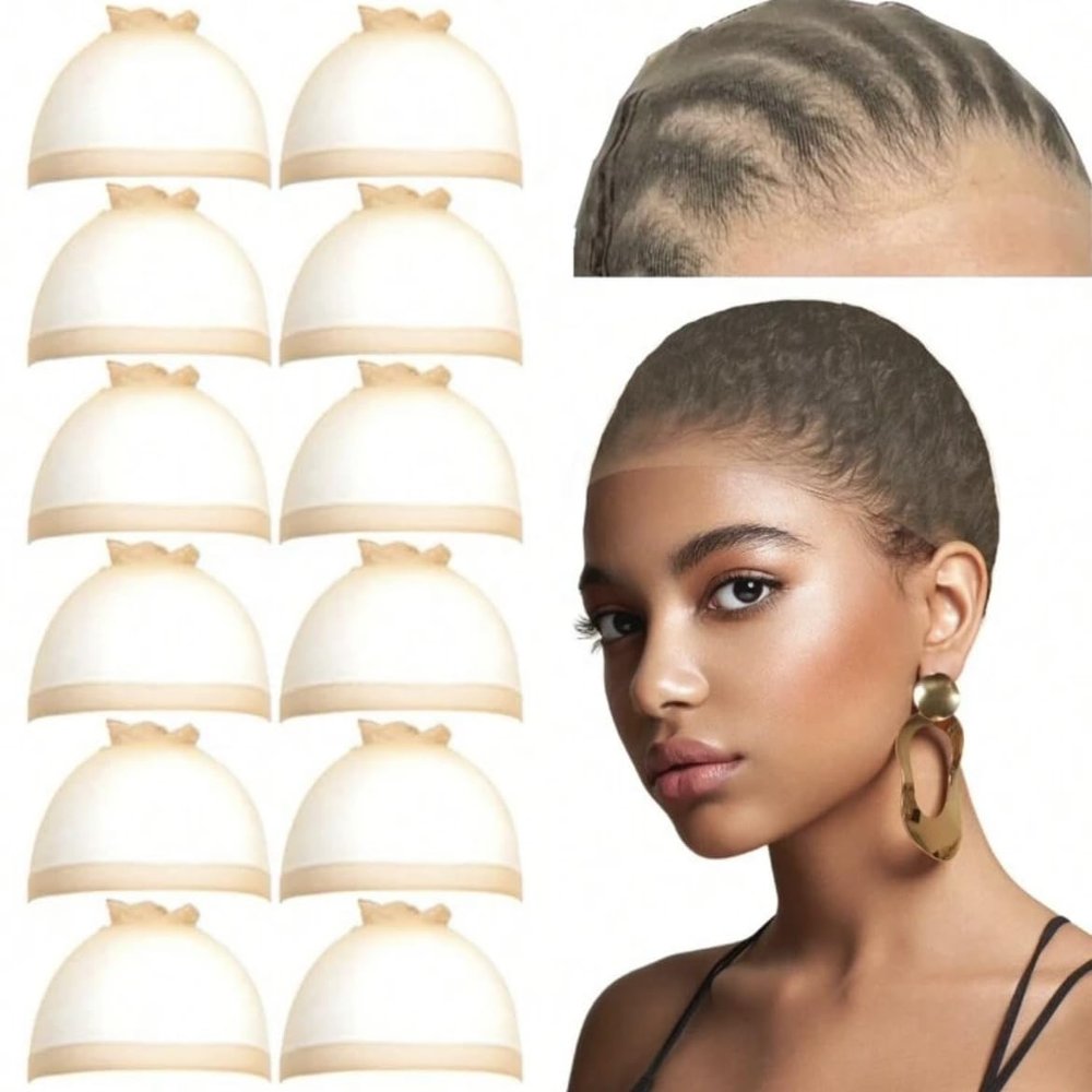 12 Pcs Transparent HD Wig cap, Transparent HD Wig cap, Sheer Wig cap HD, Thin cap for Lace Wigs,