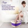 Fivona Collapsible Foot Soak Basin - Pedicure Foot Bath Soaking Tub for Tired Feet, Cracked Heels, Callus Removal & Foot Care view 4