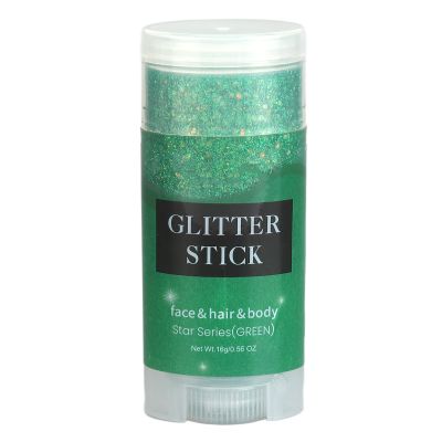 Glitter Gel Stick, Body Glitter Stick Waterproof Colorfast Quick Drying Strong Adhesion Lasting for Weddings