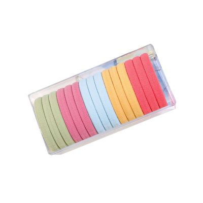15Pcs High Elastic Hair Ties No Damage, Thick Hair Elastics Soft Hair Bands Scrunchies For Women, Girls Hair Rubber Bands-E-5.5cm(2.16inch)