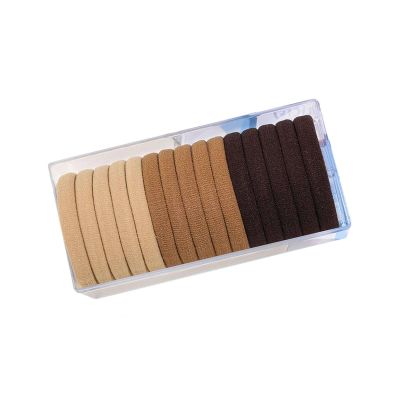 15Pcs High Elastic Hair Ties No Damage, Thick Hair Elastics Soft Hair Bands Scrunchies For Women, Girls Hair Rubber Bands-brown-5.5cm(2.16inch)