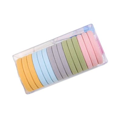 15Pcs High Elastic Hair Ties No Damage, Thick Hair Elastics Soft Hair Bands Scrunchies For Women, Girls Hair Rubber Bands-H-5.5cm(2.16inch)