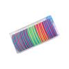15Pcs High Elastic Hair Ties No Damage, Thick Hair Elastics Soft Hair Bands Scrunchies For Women, Girls Hair Rubber Bands-C-5.5cm(2.16inch) view 1