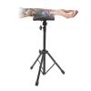 Portable Tattoo Arm Leg Rest Mobile Tattoo Work Station Big w/Adjustable Stand Pad Sponge Tattoo Armrest Stand Tattoo Cart Tattoo Stand for Beauty Salon Tattoo Equipment view 4