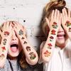 12 Sheets Mushroom Temporary Tattoos for Kids, Mushroom Birthday Party Supplies Decorations Party Favors for Boys Kids Girls Cute Face Fake Tattoos Stickers Party Gifts Game Classroom Rewards view 2