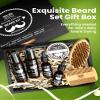 Comfy Mate Beard Kit for Men Grooming and Care: with Beard Shampoo & Conditioner Oil and Balm Brush Comb Scissors, Father's Day - Christmas - Birthday Gifts for Men Stocking Stuffers for Him Husband view 2