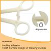 Disposable Piercing Clamps - Tonbao 25Pcs Piercing Forceps Round Septum Clamps Disposable Plastic Forceps for Ear Nose Nipple Tongue Lip Eyebrow Belly Button Piercing Kit Body Piercing Tools view 4