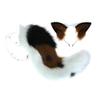 TTYAO REII Fluffy Dog Ears Headband Animal Ears Headband Puppy Ears with Tail for Cosplay Party Headdress Costume Accessories (Brown White) view 1