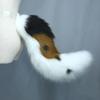 TTYAO REII Fluffy Dog Ears Headband Animal Ears Headband Puppy Ears with Tail for Cosplay Party Headdress Costume Accessories (Brown White) view 3