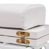 Beauty Salon Nail Or Foot Bath Spa Portable Esthetician Trolley Cart,Foot Bath Trolley with Universal Wheels for Foot Rest Pedicure Furniture Massage, White view 4