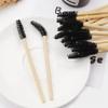 50 Pcs Eyelash Brushes Disposable Wooden Mascara Wand Eye Lash Eyebrow Applicator Eyelash Extension Brush Wand Cosmetic Makeup Brushes view 4