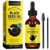 Black Seed Oil - 100% Virgin Cold Pressed Premium Black Seed Oil, Omega 3 6 9 Antioxidant, Immune Boost, Joints, Skin & Hair, Glass Bottle 2.02 fl oz view 1