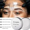 0.7oz Highly Pigmented White Mapping Paste Microblading Eyebrows Shape Mark Tools Brows Contour Design Paste Eyebrow Tinting Tool for Permanent Makeup Micropigmentation (White Paste with Silver Box) view 2