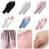 Acinkeety Uv Protection Gloves UV Shield Gloves Women Fingerless Gloves Gloves Anti Uv Gloves For Gel Driving Gloves Women view 3