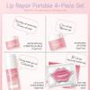 SLT 4-in-1 Lip Care Kit with Hydrating Lip Balm, Lip Scrub, Elastic Scrub Bubble and Overnight Lip Mask for Luscious, Soft & Supple Lips - Overnight Lip Treatment for Dry Chapped Lips, Lip Lines view 2