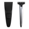 Bolin Webb Razor and Travel Case. Fitted with Gillette Mach3 Blade Cartridge. Luxury Razors for Men - Giftable R1 Style. (Yellow) (Argent) view 1