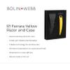 Bolin Webb Razor and Travel Case. Fitted with Gillette Mach3 Blade Cartridge. Luxury Razors for Men - Giftable R1 Style. (Yellow) (Yellow) view 2