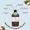 100% Organic Glycerin  USDA Certified - Perfect for DIY Beauty Products, Crafts, and Formulations  Derived From Coconut  Skin and Hair Moisturizer for Deep Hydration  16 Fl Oz  By Everyday Beauty view 4