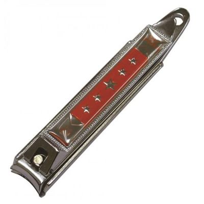 2019 Nail Clipper with Five Stars Red - Large - 12 Piece
